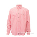 Camisa de ropa casual de verano rosa barata de alta calidad